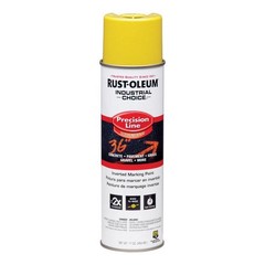 Rust-Oleum 203025 Yellow Semi-Gloss Solvent Marking Paint 17 oz. (Pack of 6)