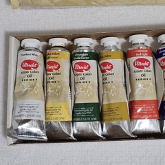 VTG Utrecht Artists Oils Portrait Set 15004 9 Tubes 37ml PRE-BLICK USA READ