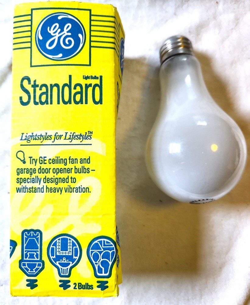 Vintage GE Standard 200-Watt Light Bulb
