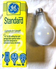 Vintage GE Standard 200-Watt Light Bulb