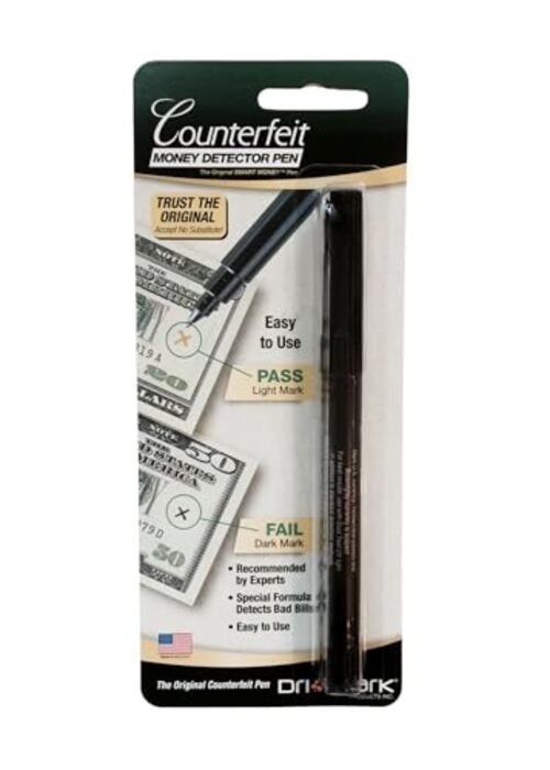 Dri Mark 351B1 Counterfeit Bill Detector Marker Pen, Made in The USA, 3 1 Pack