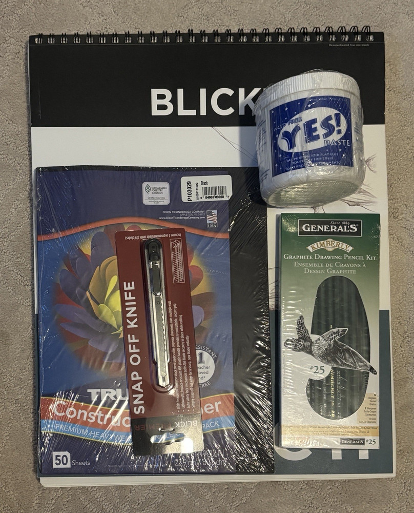 New, Unopened Blick Art Supplies: $100 value
