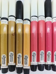 Pantone by Letraset Marker Lot of 16 Yellow Coral Pink Set 109 117 132 185 206