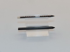 Chrome finish 5.6mm Sketch Pencil. Hand made with Stabilized Box Elder Burl.#149