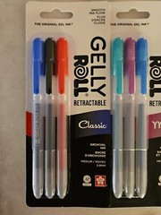 Gelly Roll Retractable Gel Pens 12pc Assortment Classic Metallic Stardust Craft