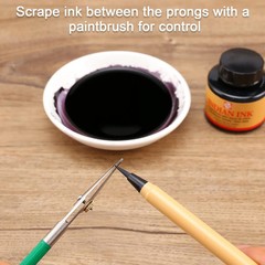 Green Ruling Pen For Precise Line Drawing Painting Calligraphy Tool