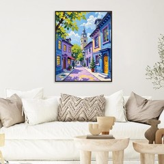Paint by Numbers Kit for Adults, Scenery-Cityscape Adults Paint by Number Kits