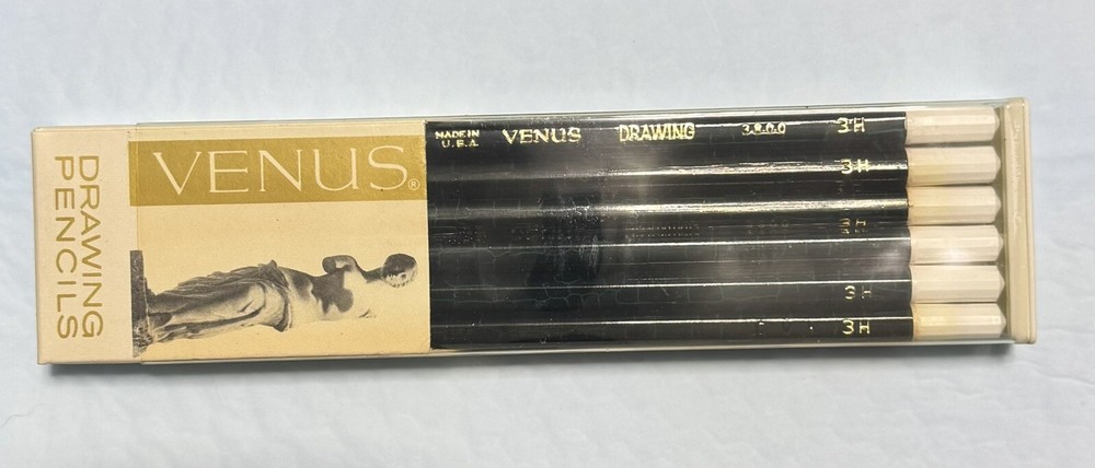 Venus 3800 Drawing Pencils, 3H Package Of 12