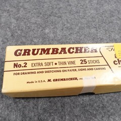 Vintage Alphacolor Hi-Fi Grays Pastels and Grumbacher Vine Charcoal Art Set