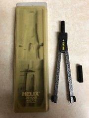 HELIX Professional Engineer’s Metal Chart Divider 6″ / #62704