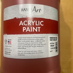 Handy Art Acrylic Paint 1/2 Gallon Venetian Red