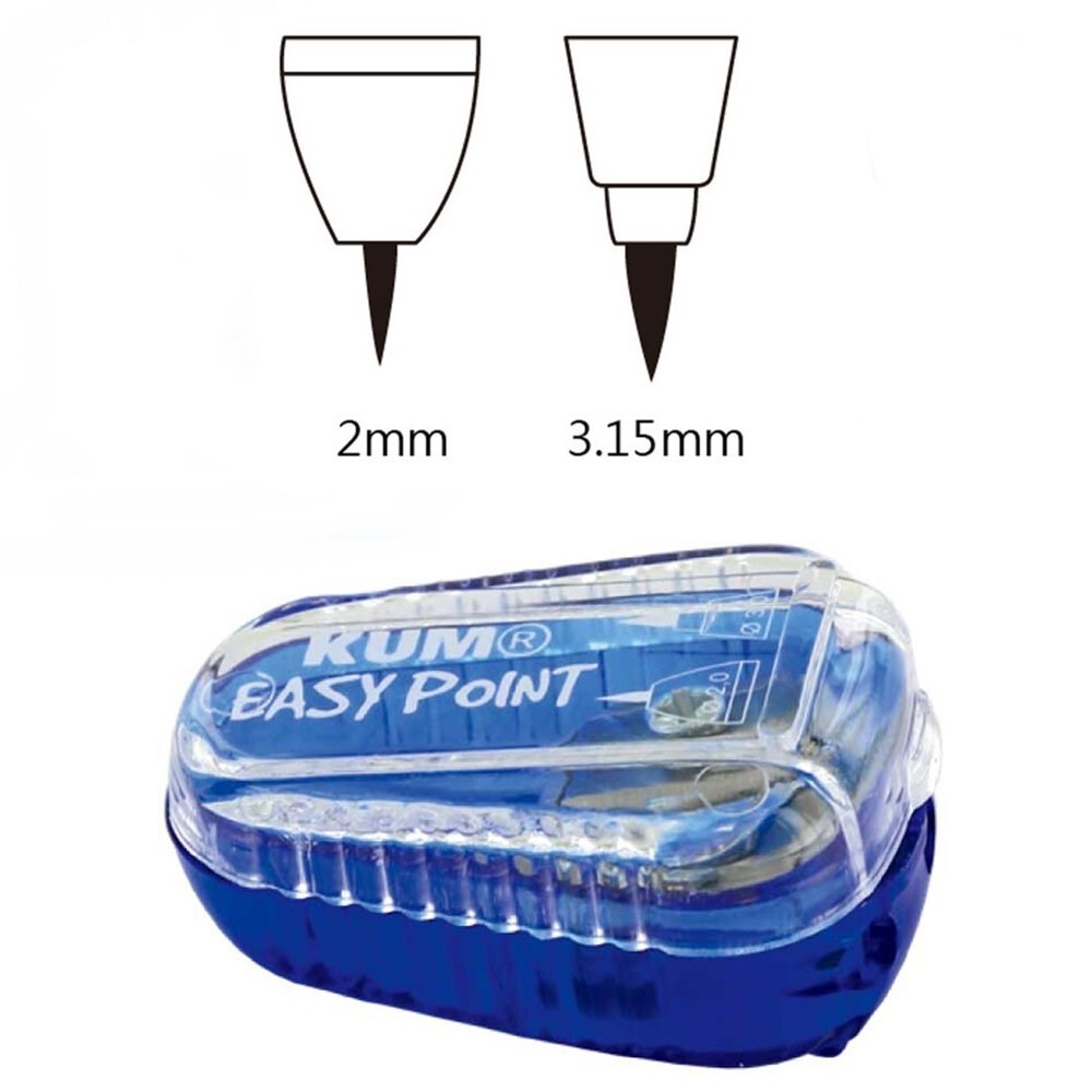Kum 2-3mm Easy Point Clutch & Mechanical Pencil Sharpener – Sharpens all Leads