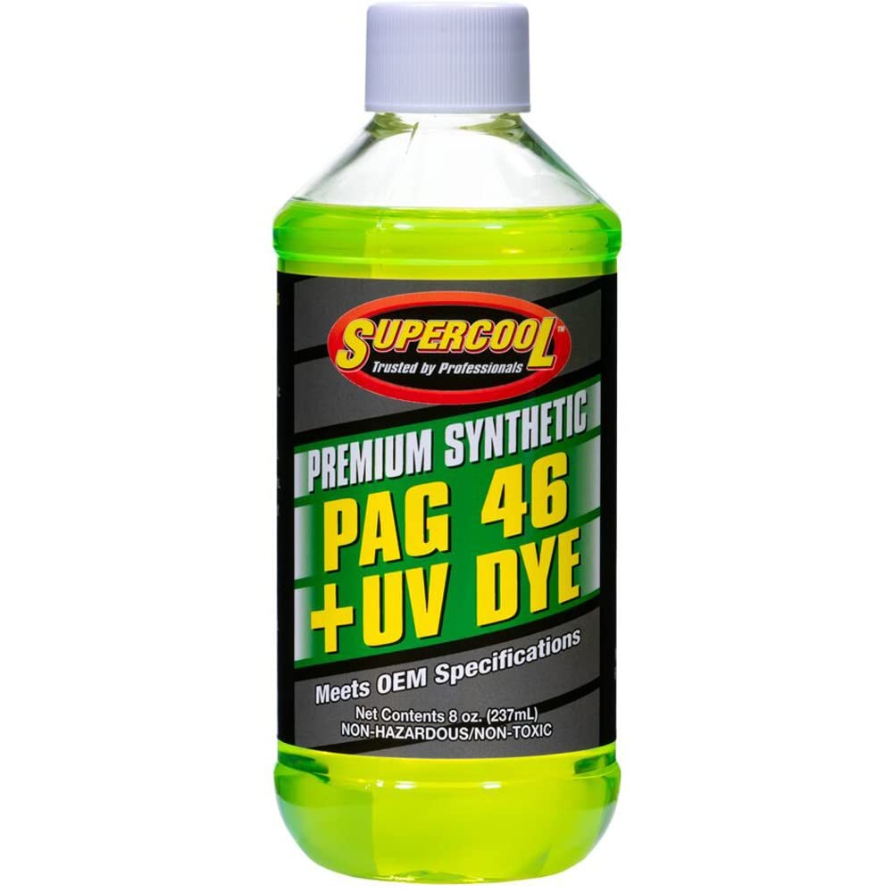 TSI Supercool P46-8D PAG Oil 46 Viscosity with UV Dye 8oz 1-Pack