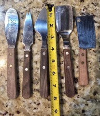 3pcs/Set Wood Handle Metal Palette Knife Spatula Oil Texture Painting Art Tools