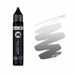 Molotow Liquid Chrome Refill Bundle – Metallic High Gloss Pen Permanent Ink Set