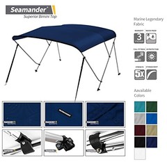 10 Colors Available – 3Bow 4 Bimini Top for Boat – 13 Different Sizes