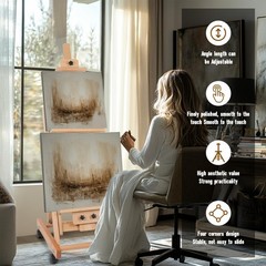 Painting Easel for 20 inches (D) x 17 (W) x 67 (H), Log Color
