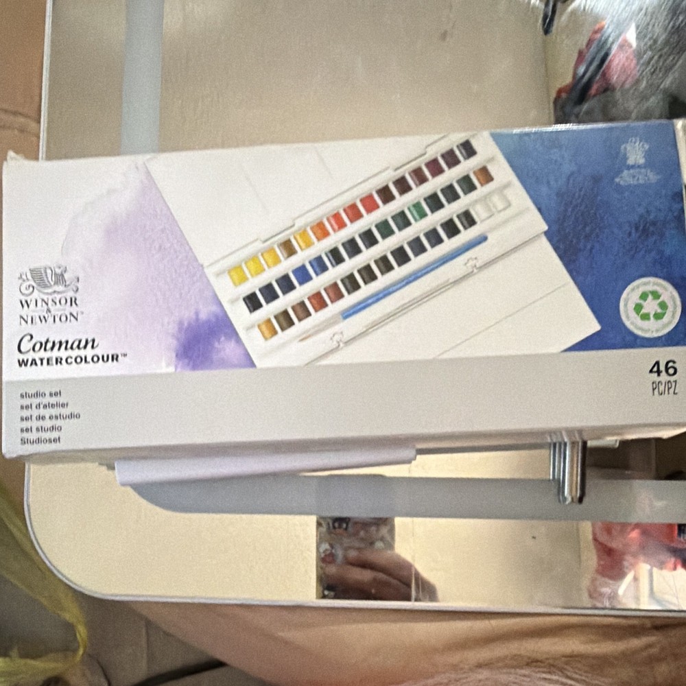 Winsor & Newton Cotman Watercolour Studio Watercolor Set 46pc Multicolor