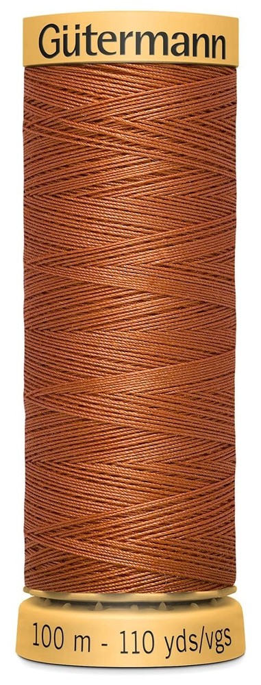 Gutermann Natural Cotton Thread 110 Yards-Coral Copper