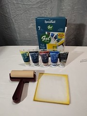 Speedball Gel Printing Kit 7pc 80P610. See Pictures For Details /Defects