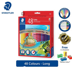 24/36/48 Pcs Staedler Luna Colored Pencil Set With 2 FREE GIFT