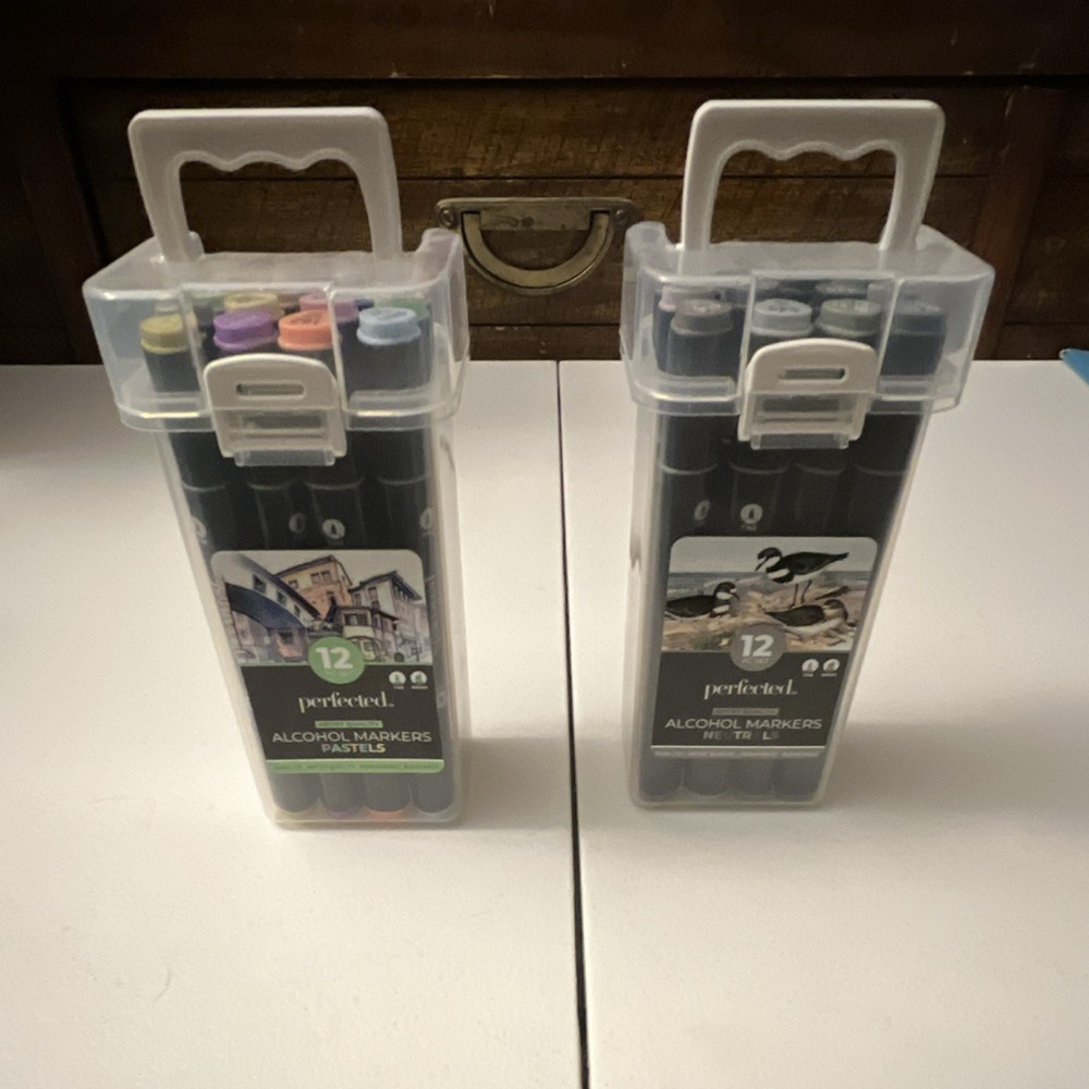 perfected Alcohol Markers 12pc Pastels & Neutrals Sets