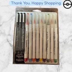 12 PCS HandLettering Brush Marker Set Professional Calligraphy Drawing