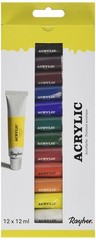 RAYHER Artist’s Acrylic Colours, Multi-Colour, 12 ml 26 x 10.5 x 2.5 cm Acrylic