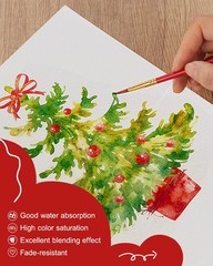 Watercolor Cards and Envelopes Set – White or light shade (off-white, cream)