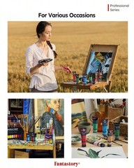 Vibrant 24 Color Acrylic Paint Set Professional High Pigment Artist Art Supplies