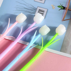 24 Pieces Color Changing Flower Pens, Gel Flower Pens Rose Creative Gel Ink Roll