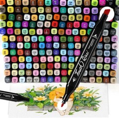 Dual Tip Alcohol Art Markers Pen – Tip Pen Set of 80 for Drawing Design colourin