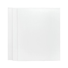 Professional Art Canvas Panel 100% Cotton Acid Free White 16×20 Inches 3 Pack