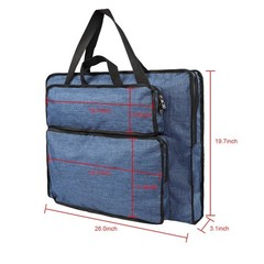 Students Water-Resistant Artist Portfolio Tote for Art Supplies Storage – 8K …