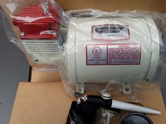 Hobby Sprayer Kit w/ WR Brown PC201 Compressor … USA