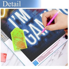 Diamond Art Painting Kits for Adults, Shhh Full Drill Diamond Dots Paintings …
