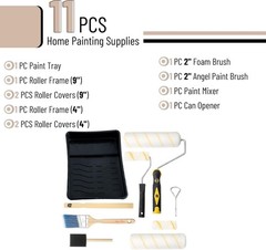 Comprehensive 11-Piece Paint Tray Set for Effortless Interior & Exterior Proj…
