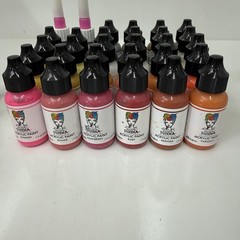 Dina Wakley Media Acrylic Paint 1oz, Assorted Colors New And Used Lot Of 91