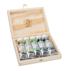Schmincke – HORADAM® AQUARELL, Super- Granulation Set Shire, 5 x 15 ml tube