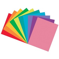 Tru-Ray Construction Paper, 10 Vibrant Colors, 9″ x 12″, 50 Sheets