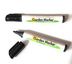 Fast Drying Waterproof Garden Marker Pen Pack of 2 Black Xylene Free