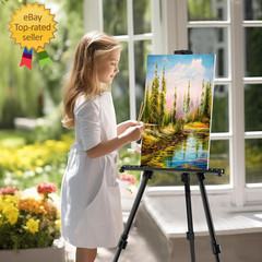 66″ Adjustable Art Easel Stand Folding Metal Display Painting Canvas Tripod