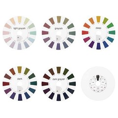 Japanese PCCS Color Tone Circle 11 Transparent Discs 132 Colors with Pouch Japan