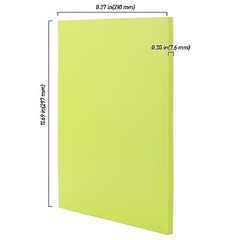 5 PCS A4 Rubber Carving Blocks, 8.3 x 11.8 Inch Large Stamp 8.3×11.8 Inch Green