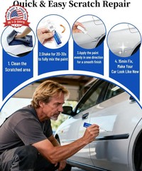 Jet Black Mica 41W Touch up Paint for Mazda-Exact Match Scratch Repair Kit 2-In-