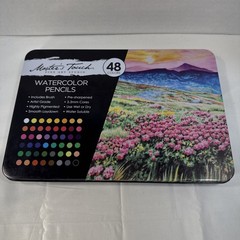 Master’s Touch Fine Art Studio – Watercolor Pencils set in tin case – 48 Colors