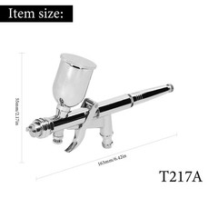 T217A Airbrush Kit 0.5mm With 15CC Cups For Car Model DIY Painting Makeup Nail