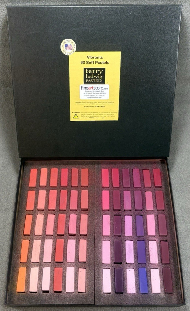 Terry Ludwig Pastels, Vibrants, Set of 60, Never Used