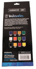 Sargent Art Watercolor Tubes 12 Hues New Sealed Pro Quality