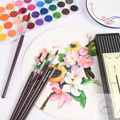 Kolinsky Watercolor Brush Set Pure Kolinsky Sable Hair Pointed Round Art Paint